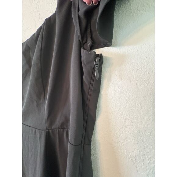 NEW Bohme Women’s Lg Emerald Sweetheart Maxi Chiffon Wedding Bridesmaid Dress - Picture 3 of 4